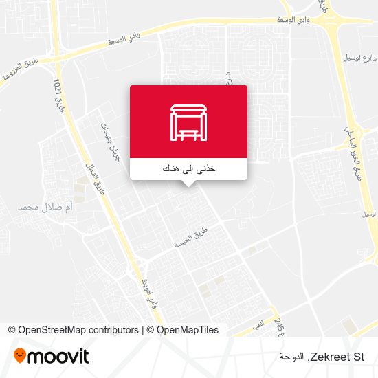 خريطة Zekreet St