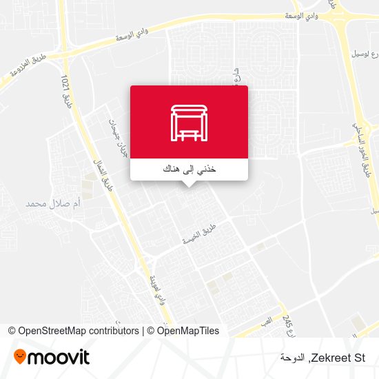 خريطة Zekreet St