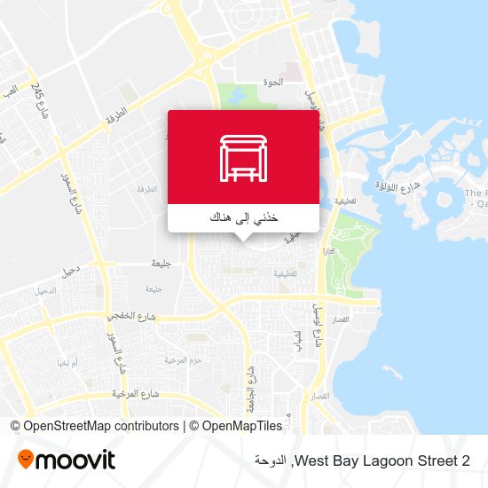 خريطة West Bay Lagoon Street 2