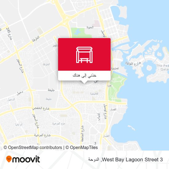خريطة West Bay Lagoon Street 3