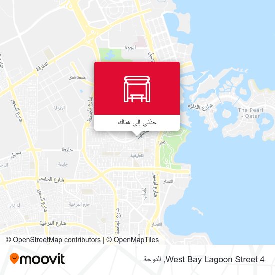 خريطة West Bay Lagoon Street 4