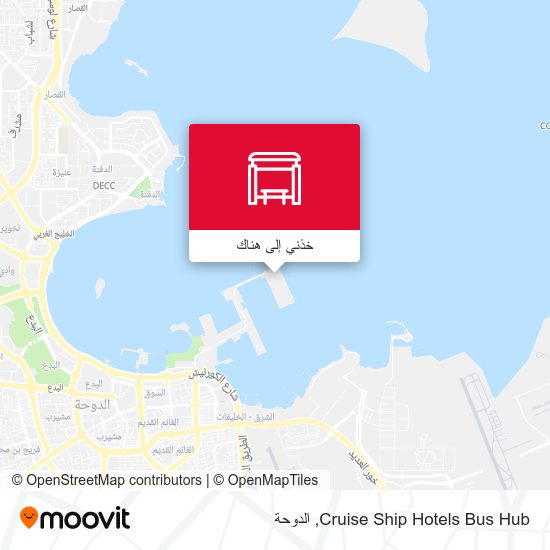 خريطة Cruise Ship Hotels Bus Hub