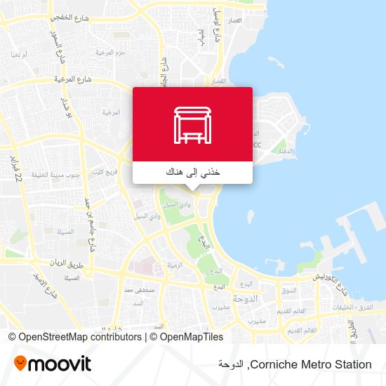 خريطة Corniche Metro Station