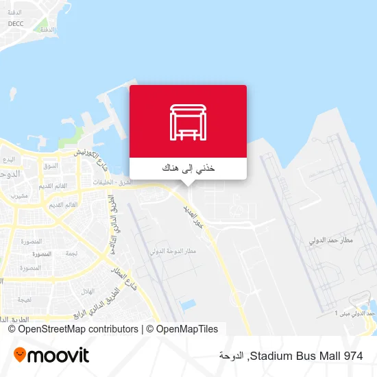 خريطة 974 Stadium Bus Mall