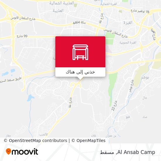 خريطة Al Ansab Camp