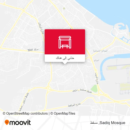خريطة Sadiq Mosque
