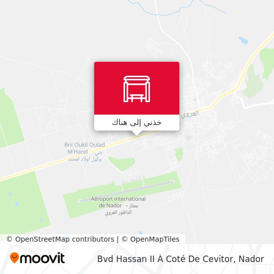 خريطة Bvd Hassan II À Coté De Cevitor