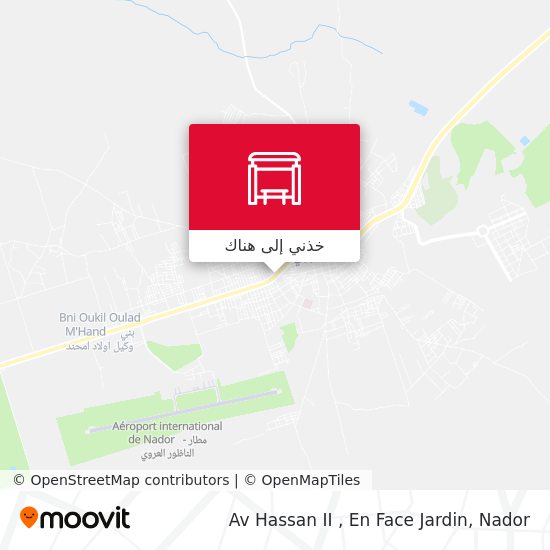 خريطة Av Hassan II , En Face Jardin