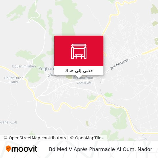 خريطة Bd Med V Aprés Pharmacie Al Oum