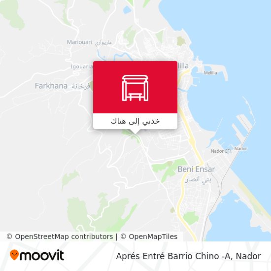 خريطة Aprés Entré Barrio Chino -A