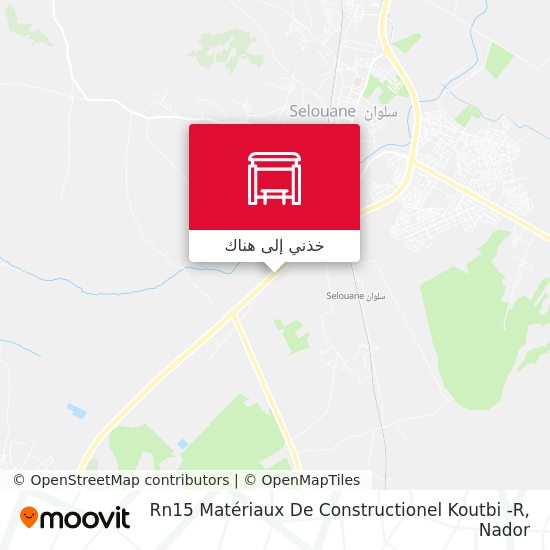 خريطة Rn15 Matériaux De Constructionel Koutbi -R