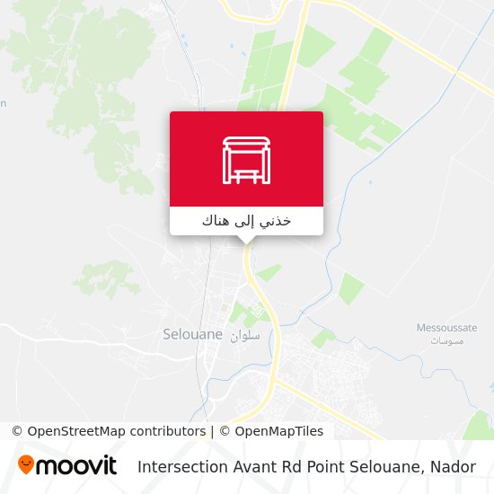 خريطة Intersection Avant Rd Point Selouane