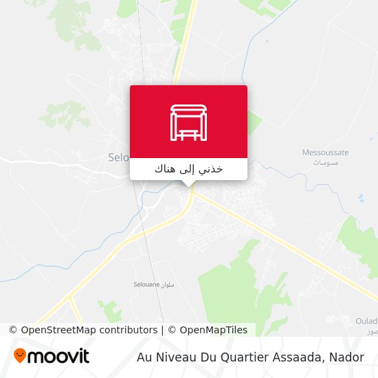 خريطة Au Niveau Du Quartier Assaada