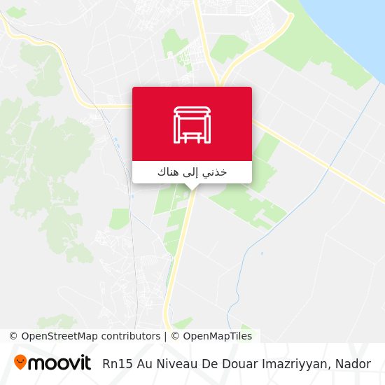 خريطة Rn15 Au Niveau De Douar Imazriyyan