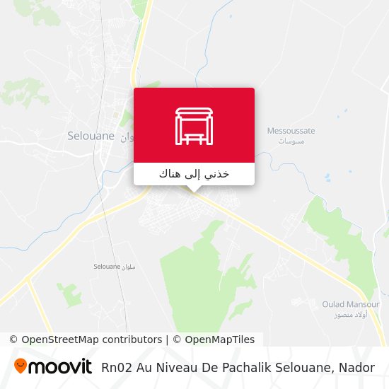 خريطة Rn02 Au Niveau De Pachalik Selouane