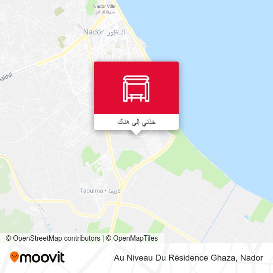 خريطة Au Niveau Du Résidence Ghaza