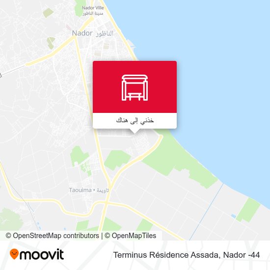 خريطة 44- Terminus Résidence Assada
