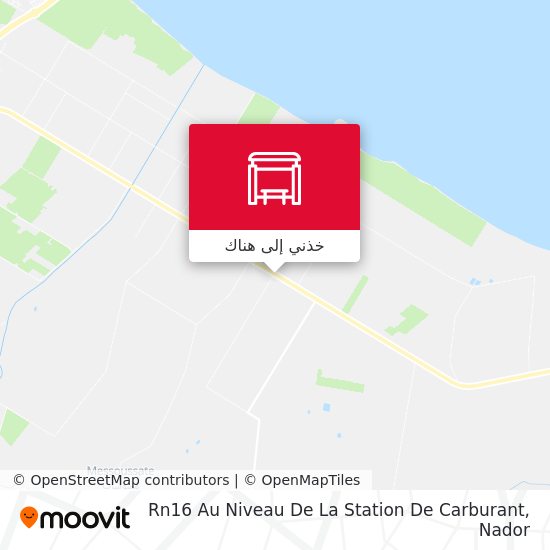 خريطة Rn16 Au Niveau De La Station De Carburant