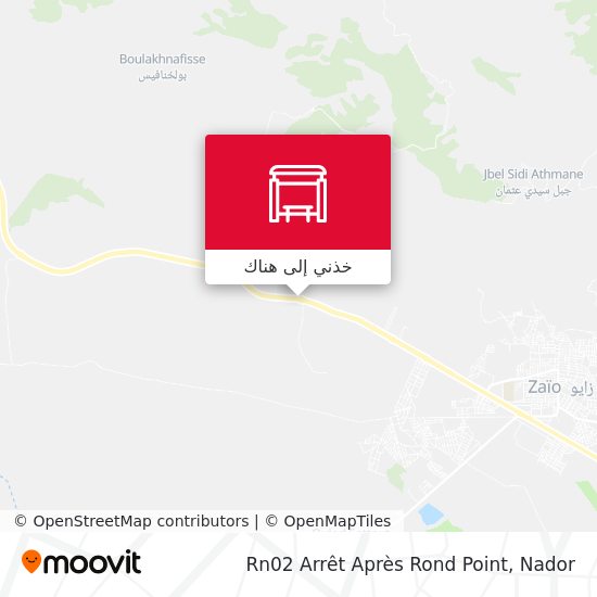 خريطة Rn02 Arrêt Après Rond Point
