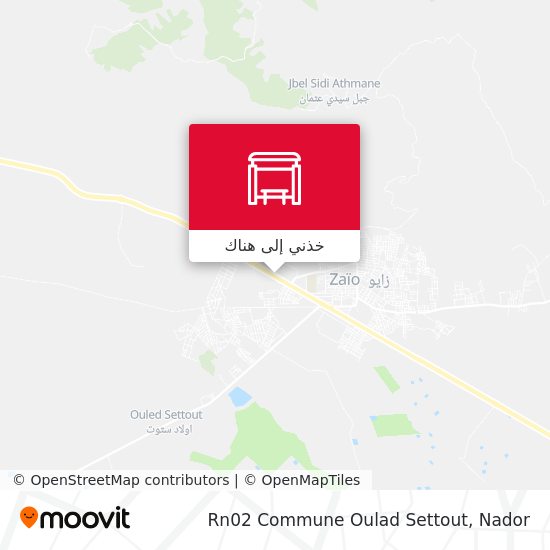 خريطة Rn02 Commune Oulad Settout