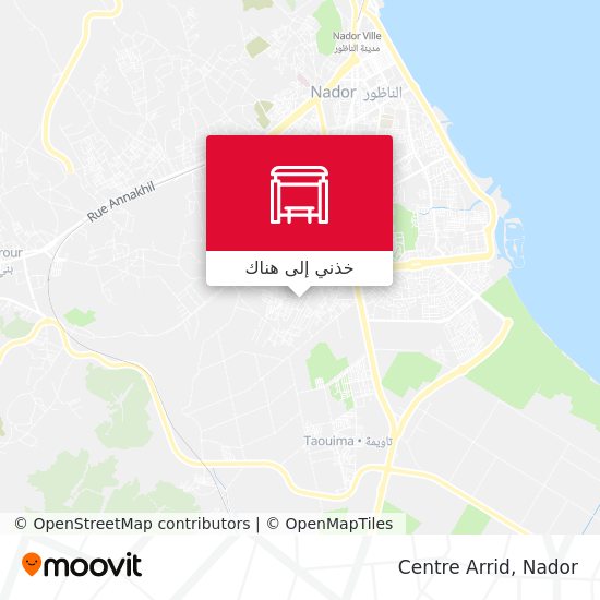 خريطة Centre Arrid