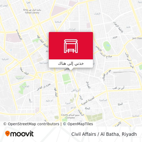 خريطة Civil Affairs / Al Batha