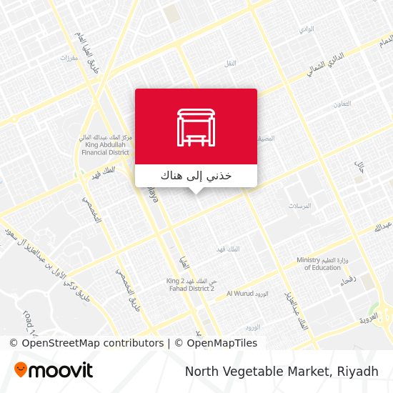 خريطة North Vegetable Market