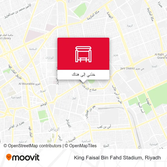 خريطة King Faisal Bin Fahd Stadium