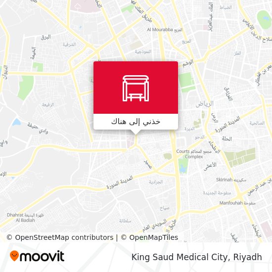 خريطة King Saud Medical City