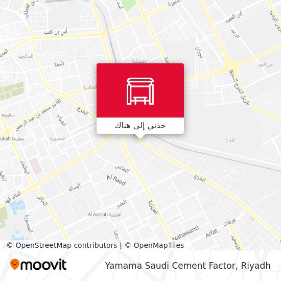 خريطة Yamama Saudi Cement Factor