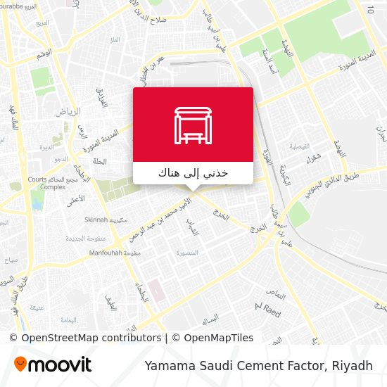 خريطة Yamama Saudi Cement Factor