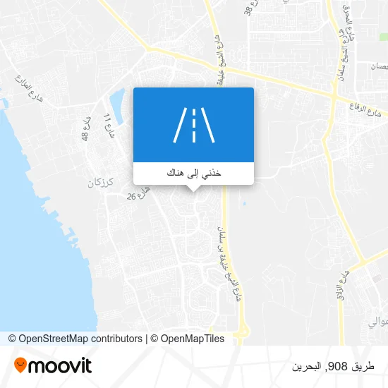 خريطة طريق 908