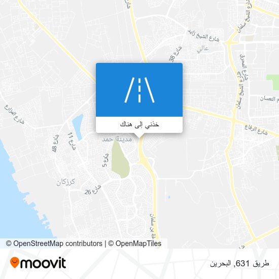 خريطة طريق 631