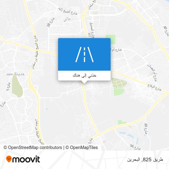 خريطة طريق 825