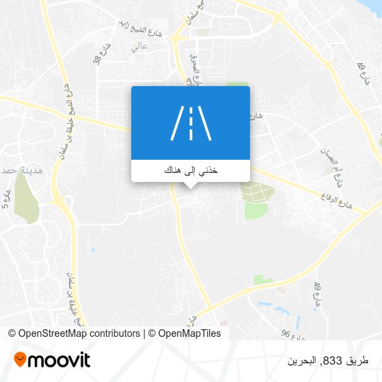 خريطة طريق 833