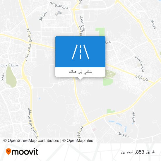 خريطة طريق 853