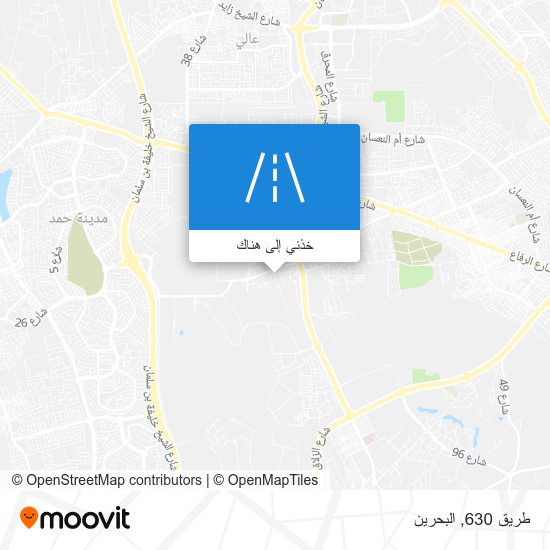 خريطة طريق 630
