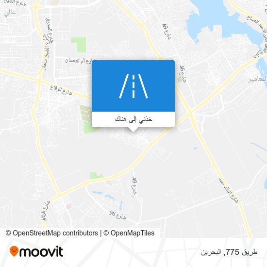 خريطة طريق 775