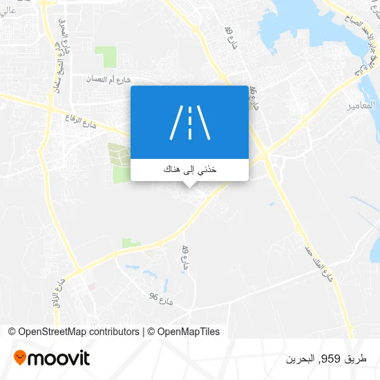 خريطة طريق 959