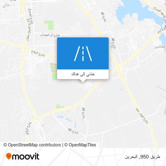 خريطة طريق 950
