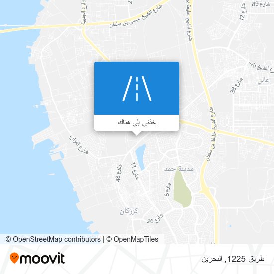 خريطة طريق 1225