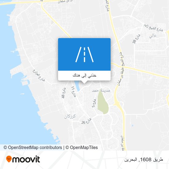خريطة طريق 1608