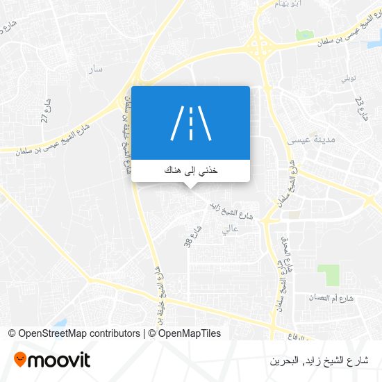 خريطة شارع الشيخ زايد