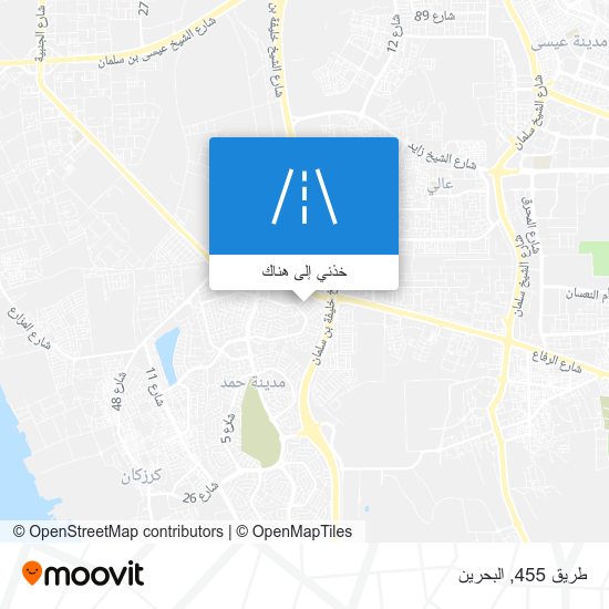 خريطة طريق 455