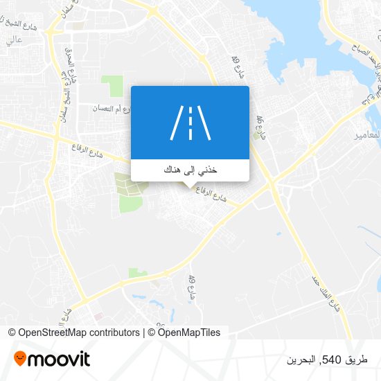خريطة طريق 540