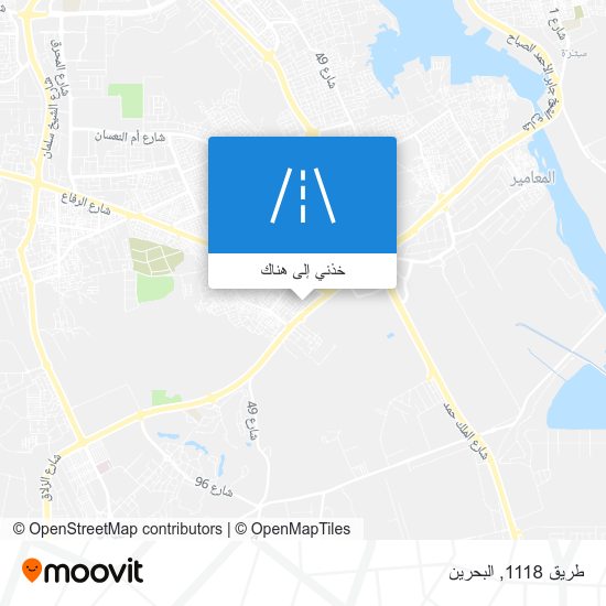 خريطة طريق 1118
