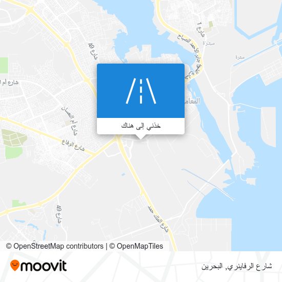 خريطة شارع الرفاينري