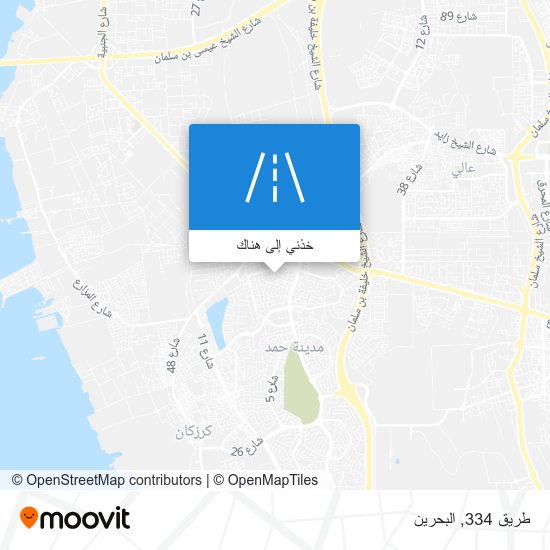 خريطة طريق 334