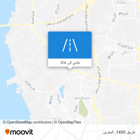 خريطة طريق 1450