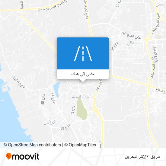 خريطة طريق 427